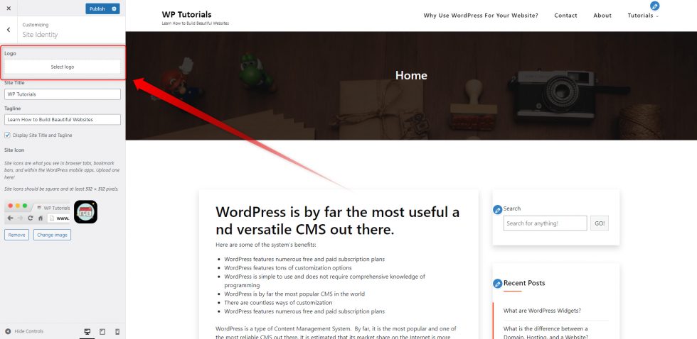 how-to-add-logo-to-the-wordpress-header-zettahost